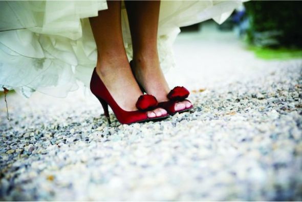 Take that Stewart Weitzman!! :  wedding 2