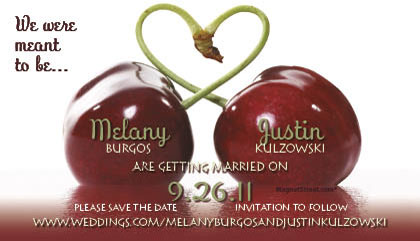 Unique save the dates.. : wedding B 11747