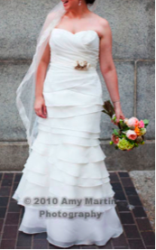 Any Average height/weight brides out there - post how you looked :  wedding Me In Dress