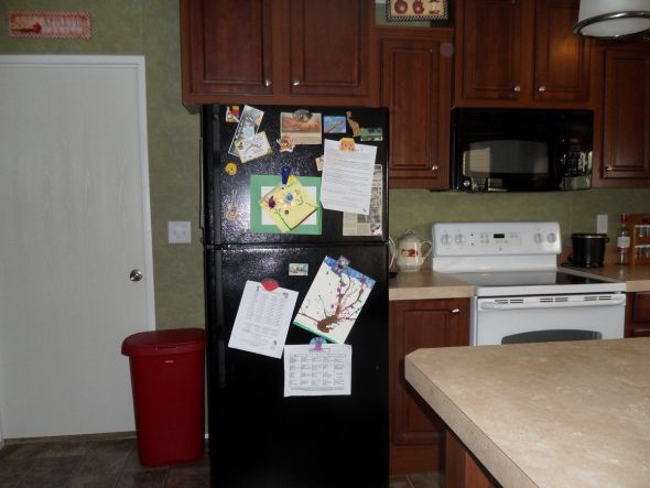 Help Me Make some decor changes Please! :  wedding Fridge Always Looks A Mess