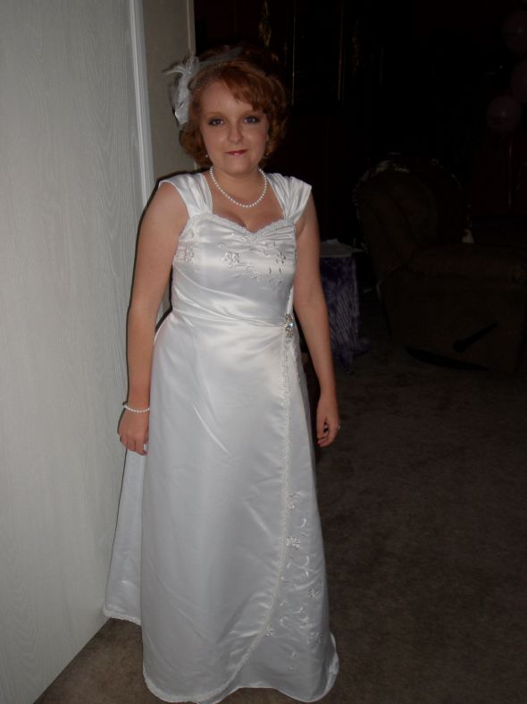 Hair/Makeup Trial & Dress pics.. full look :  wedding SAM 0603