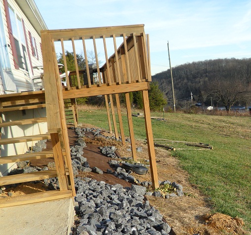 Yard & Deck Improvements so far ...PIC HEAVY :  wedding SAM 1778