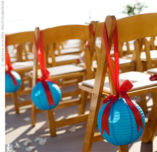 Non-flower wedding alter and aisle dilemma : wedding chapel non floral candles alter aisle Lantern Aisle Decorations