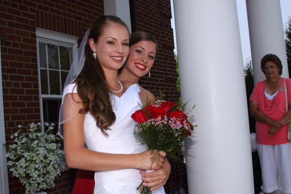 Married bees: Plz post pics of you wearing your long hair down @ the wedding!!! :  wedding IMG 1794