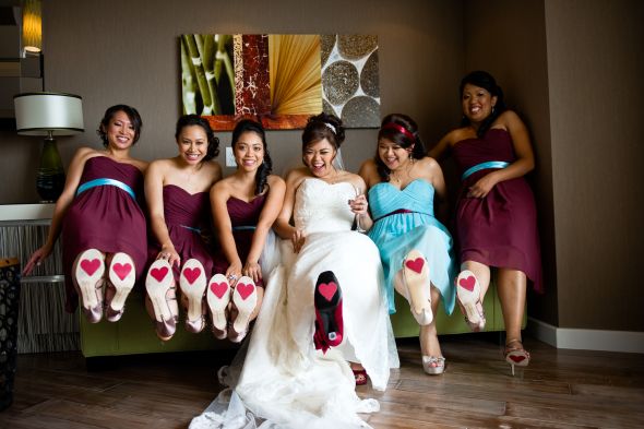 Fav photo on you and your girls on your wedding day.... :  wedding 100918 076