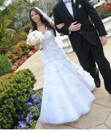 Short brides, post your dress pics! :  wedding short dress petite 3002