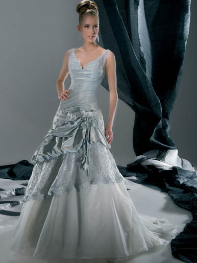 Alternative wedding dresses :  wedding unusual dress alternative dress colored dress coloured dress GR158 DEM7404