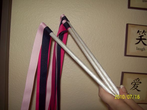DIY Project #1: My Ribbon Wands! :  wedding ribbon wands diy 101 08731