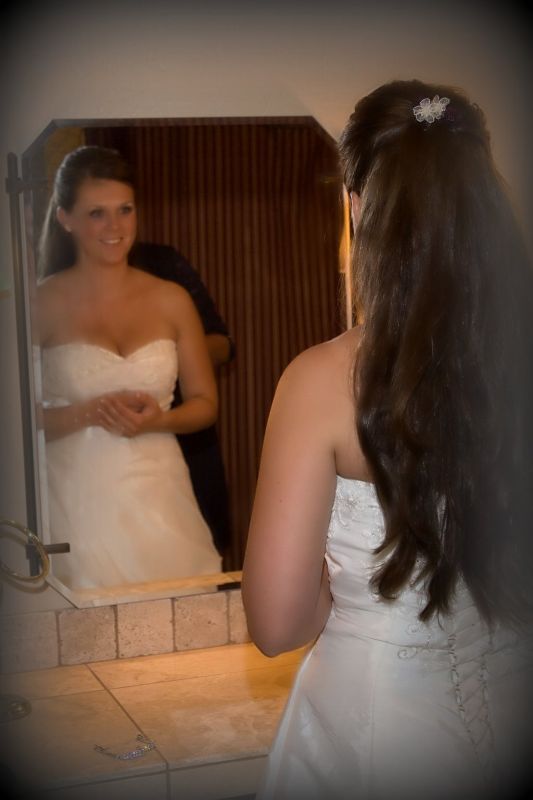 Please show me your half-updos! :  wedding hair half updo IMG 4775