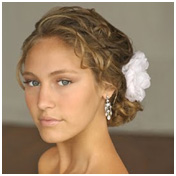 Show me your loose/wavy updo ideas!!!! :  wedding LooseUpdo 3