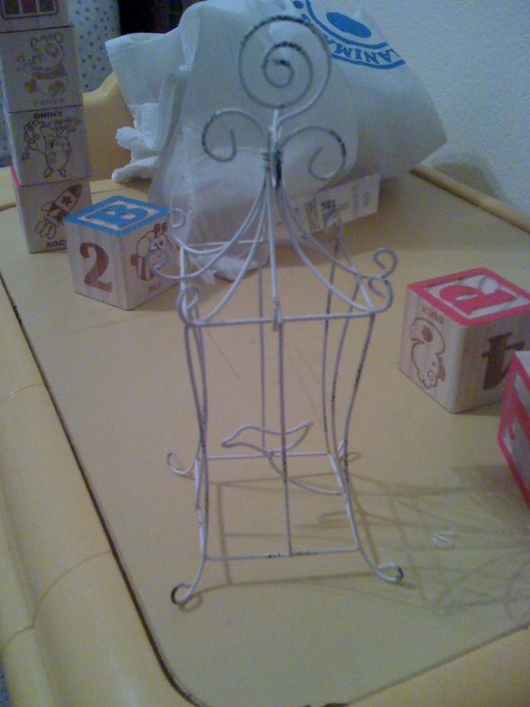 adorable birdcage cake topper :  wedding cake topper birdcage topper 02 08 10 2205
