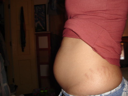 First bump/bulge :  wedding babies pregnancy 243774470