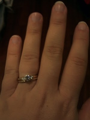 Engagement and wedding rings 3 stone mommas wedding Ring