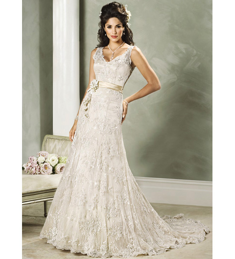 Reception Dress Opinion :  wedding recepiton dress opinion poll Maggie Sottero Abigail