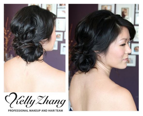 Figuring out how to do the hair - a poll :  wedding Lowupdo2