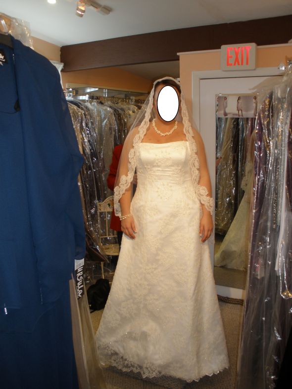My Altered Maggie Grace :  wedding maggie sottero grace alterations love 1 curvy Dress Before