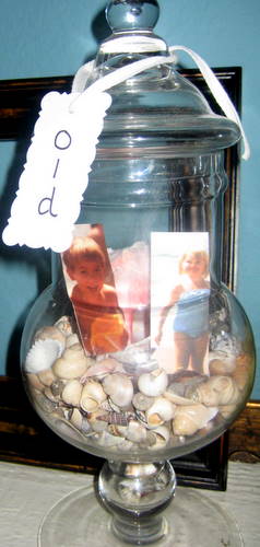 old, new, borrowed, blue... apothecary jars :  wedding diy apothecary jars old new borrowed blue IMG 6905