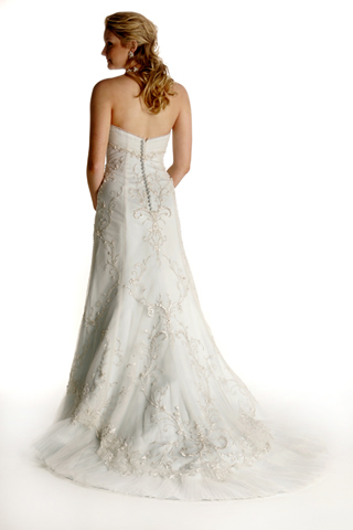  50000 wedding gown dress new designer ivory