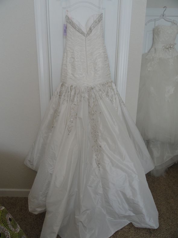 Trumpet :  wedding wedding gown dress bridal designer mermaid fit n flare trumpet white DSC01546