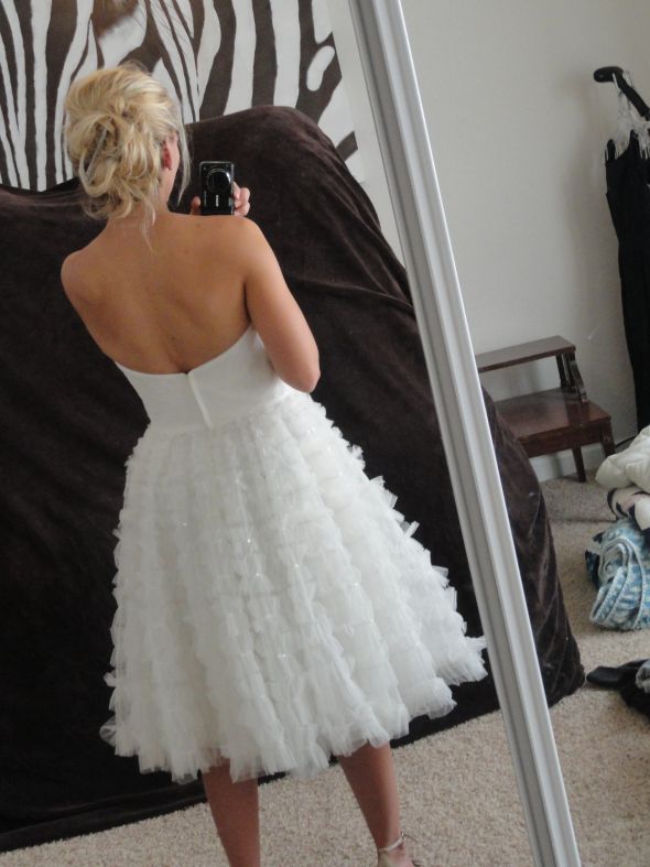 wedding wedding dress gown bridal pink DSC01691 I have this stunning short