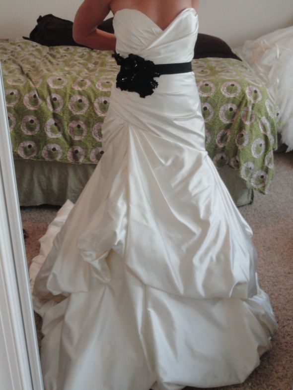 Belt/Sash :  wedding belt sash ribbon black DSC01742