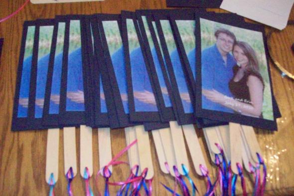 DIY Picture Paddle Programs wedding programs paddles diy Picture Programs