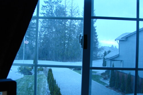 OMG!!! It is hailing!!! :  wedding Hail1