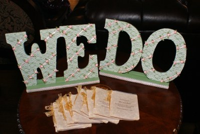 My last recap post - Some of the details :  wedding LJ 822