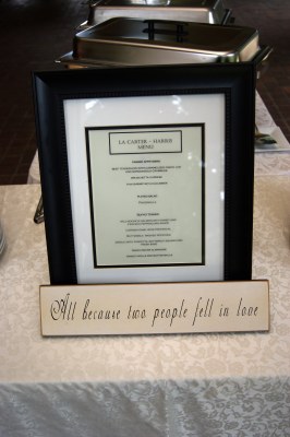 During the Meal - Recap :  wedding LJ 988
