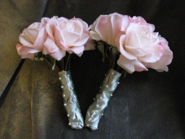 Bouquets are finished!!! - With Real Touch Flowers : wedding bouquet flowers roses real touch wedding bouquet silk silk flowers silk bouquet LOHSideBouquet