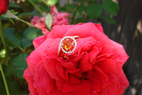 Colored Stone Brides!  Show us your rings! :  wedding colored stones e rings Ring1a