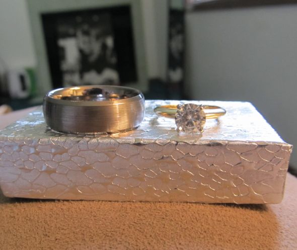 Show me your Man's ring! :  wedding wedding band fiance groom IMG 1410