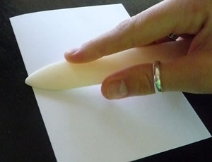 Beautiful Custom Thank You Notes :  wedding thank you note custom damask glitter handmade thank yous Bone Folder