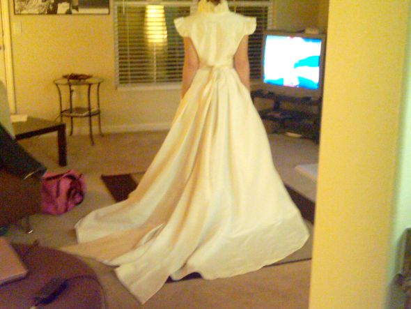 Part 2! My Dress With the Bolero! :  wedding Back