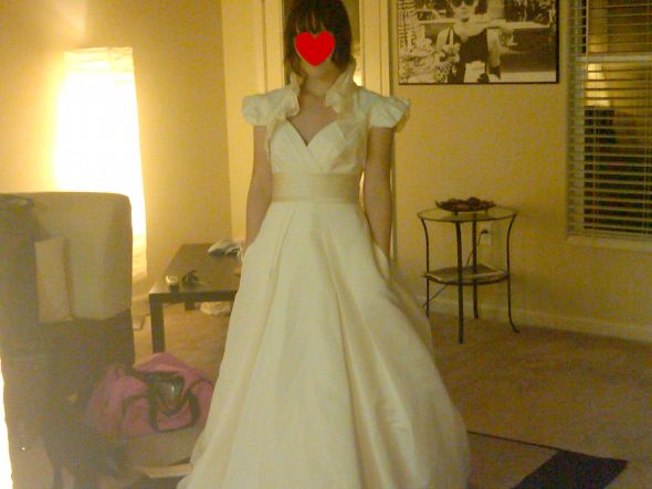 Part 2! My Dress With the Bolero! :  wedding Front