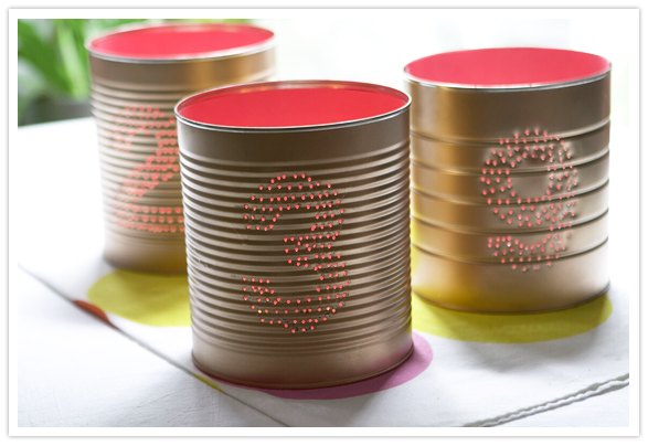 Show off your table numbers!! (real or inspiration) : wedding reception table numbers 100lc Diy Tin Can3