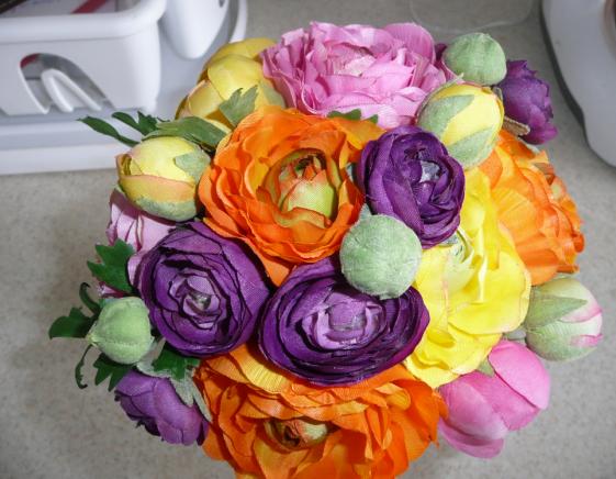 Can I get your opinions on these flowers, please? :  wedding flowers faux flowers bouquets Afloral1