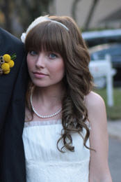 Leaving my hair fairly au naturel for the big day. Thoughts? : wedding Hairz
