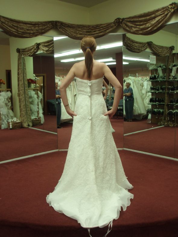 OK Ladies! Need to pick top dress...Need your help! :  wedding Dress1back