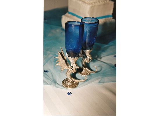 How much did you spend on Toasting flutes. :  wedding Toasting