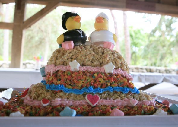 Fruit arrangement instead of cake? : wedding wedding cake alternatives Lynn And Chris Married IMG 199