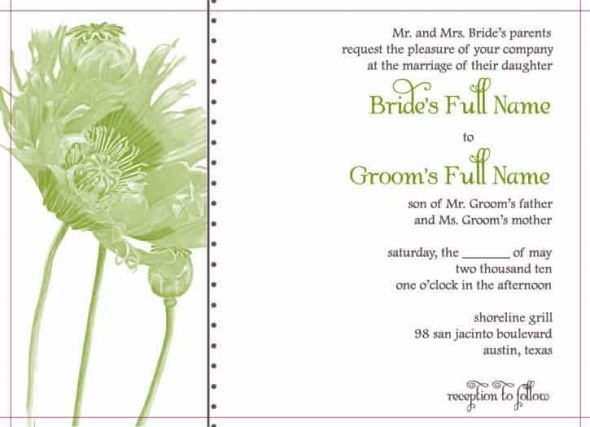 Invitation poll :  wedding diy envelopes invitation green brown Elton Invitation