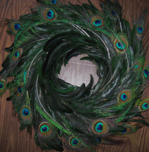 Peacock Wreaths 