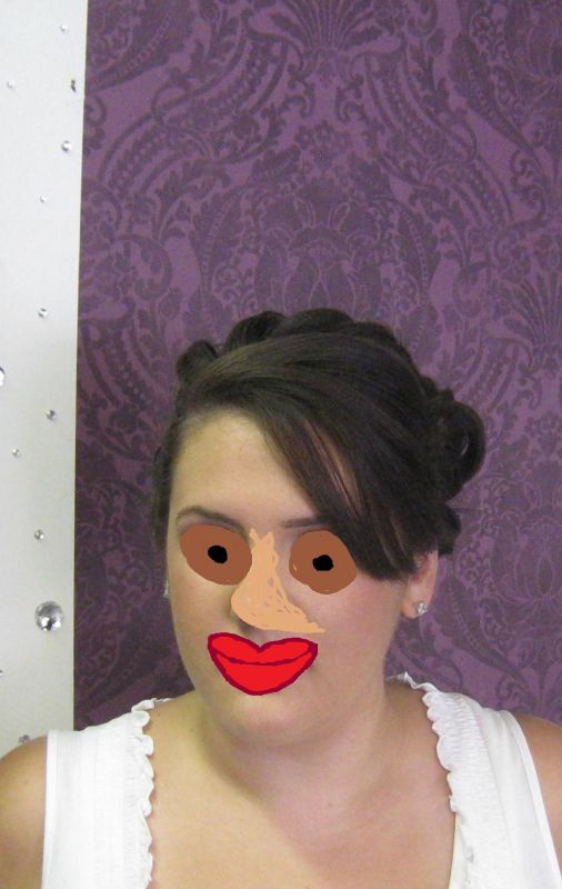 I think I hate my hair trial, thoughts? (PICS!!) :  wedding hair trial hate it ugh 12