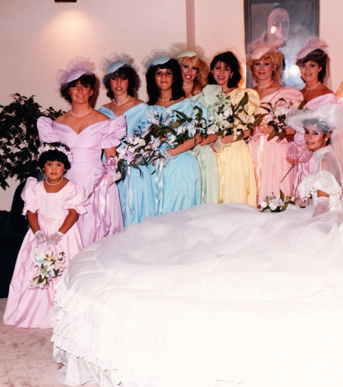 If Weddingbee were around in the 80's :  wedding Picture 21