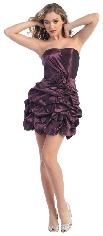 Bridesmaid dress available in Eggplant Burgandy Fuchsia Gold Red 