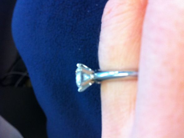 Solitaire? 4 prongs or 6? :  wedding Photo 6