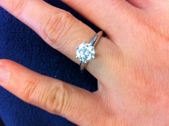 Solitaire? 4 prongs or 6? :  wedding Photo 7