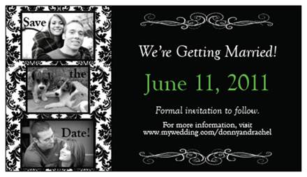Save the Dates...Updated Draft : wedding save the dates 1 Livepreview2