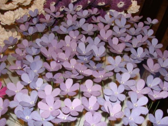 My Paper Flower Garden :  wedding Llila